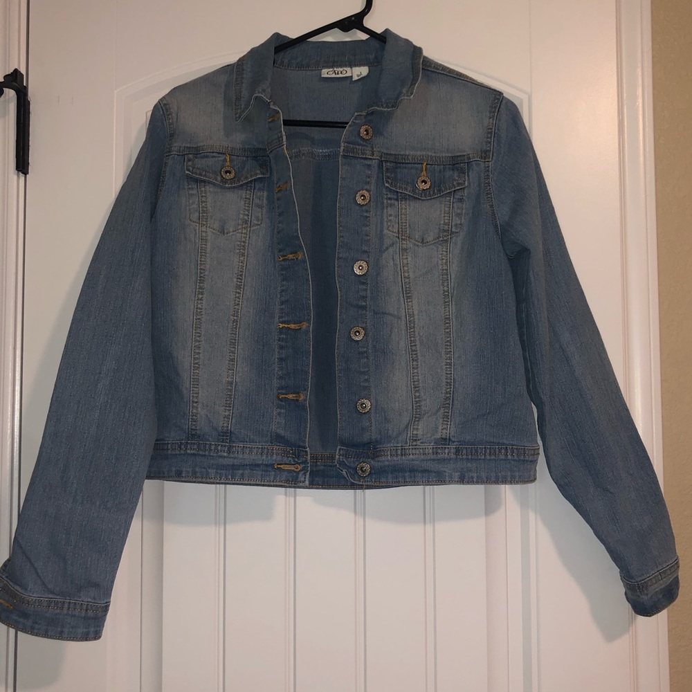 Cropped Jean Jacket